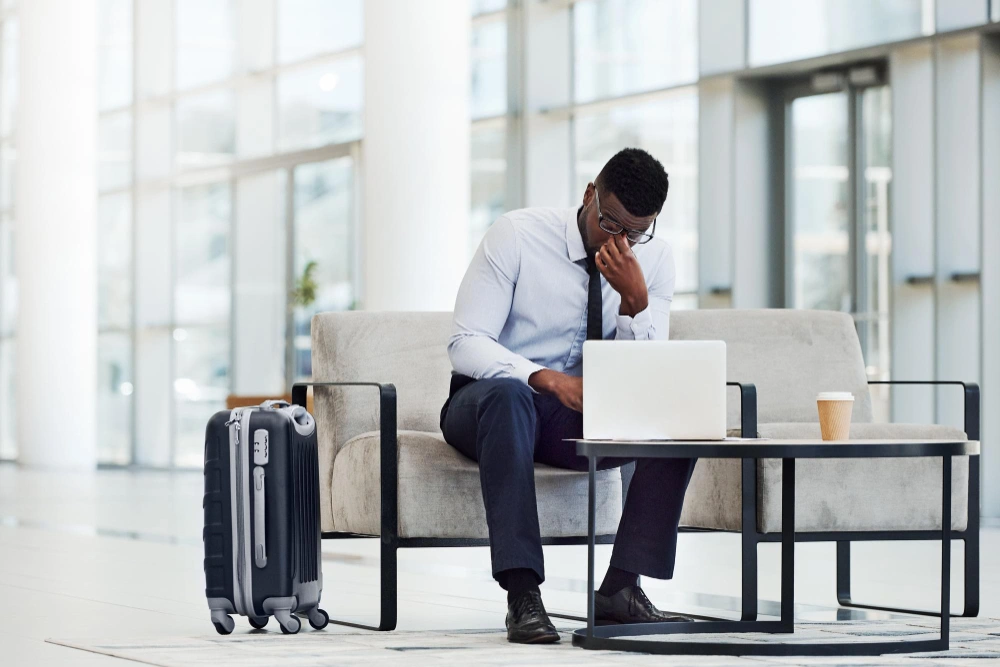 Man feeling Anxiety Before Job Interviews